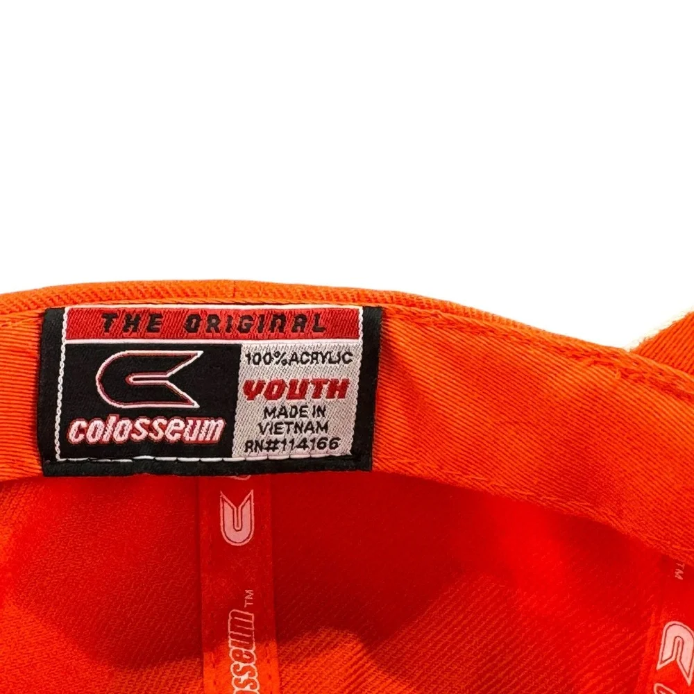 Colosseum Clemson Tigers‎ Hat Youth Orange Paw Logo Strapback Baseball Cap